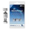 MediaRange Micro USB  USB Flash Drive 16GB  Smartphones, Tablets  PC 06057